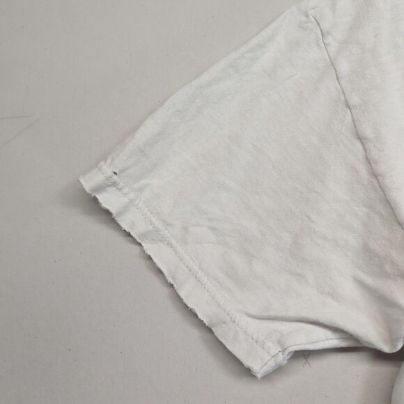 Champion Stanford University Hawaiian Hibiscus Floral Print White Thrashed Large - Picture 7 of 12